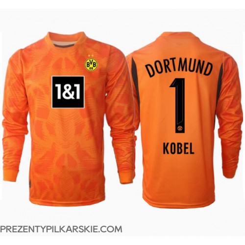 Stroje piłkarskie Borussia Dortmund Gregor Kobel #1 Bramkarskie Koszulka Trzeciej 2024-25 Długi Rękaw